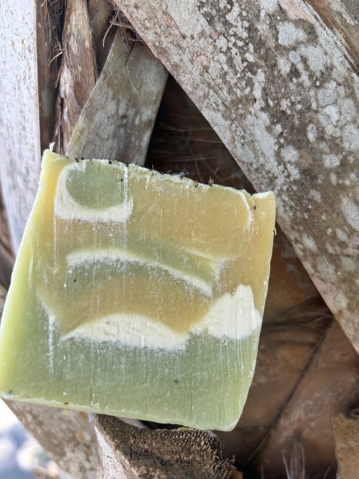 LEMONY BASIL COLD PROCESS SOAP